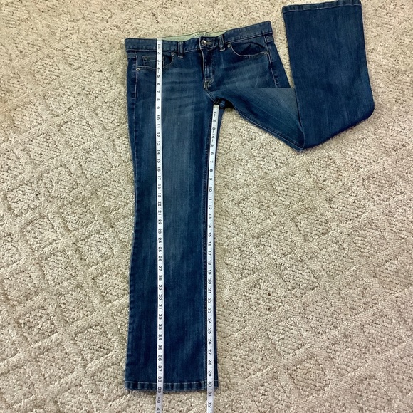 LANDS’ END Canvas Low Rise Boot Cut Jeans SZ-31 - Picture 5 of 11